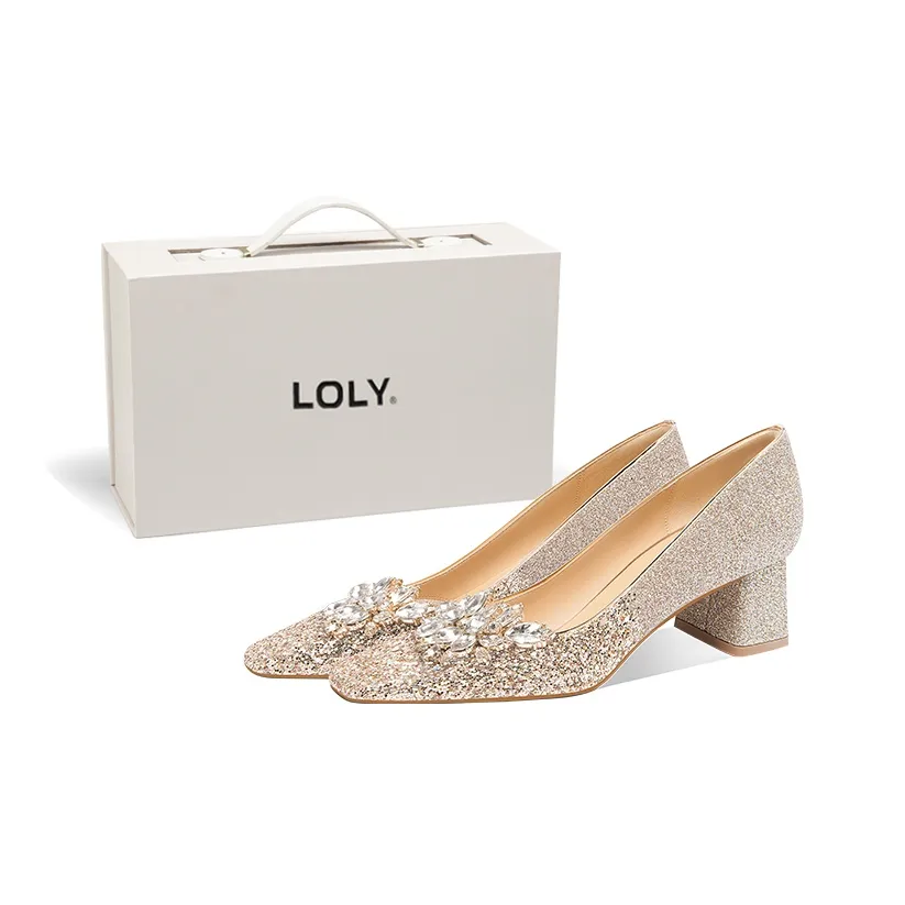 LOLY Грубый каблук Высокие каблуки Женские