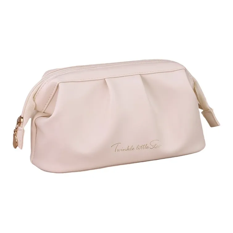 QEEDNS ПУ (полиуретан) Водонепроницаемый Косметичка Большая Емкость Премиум Feel