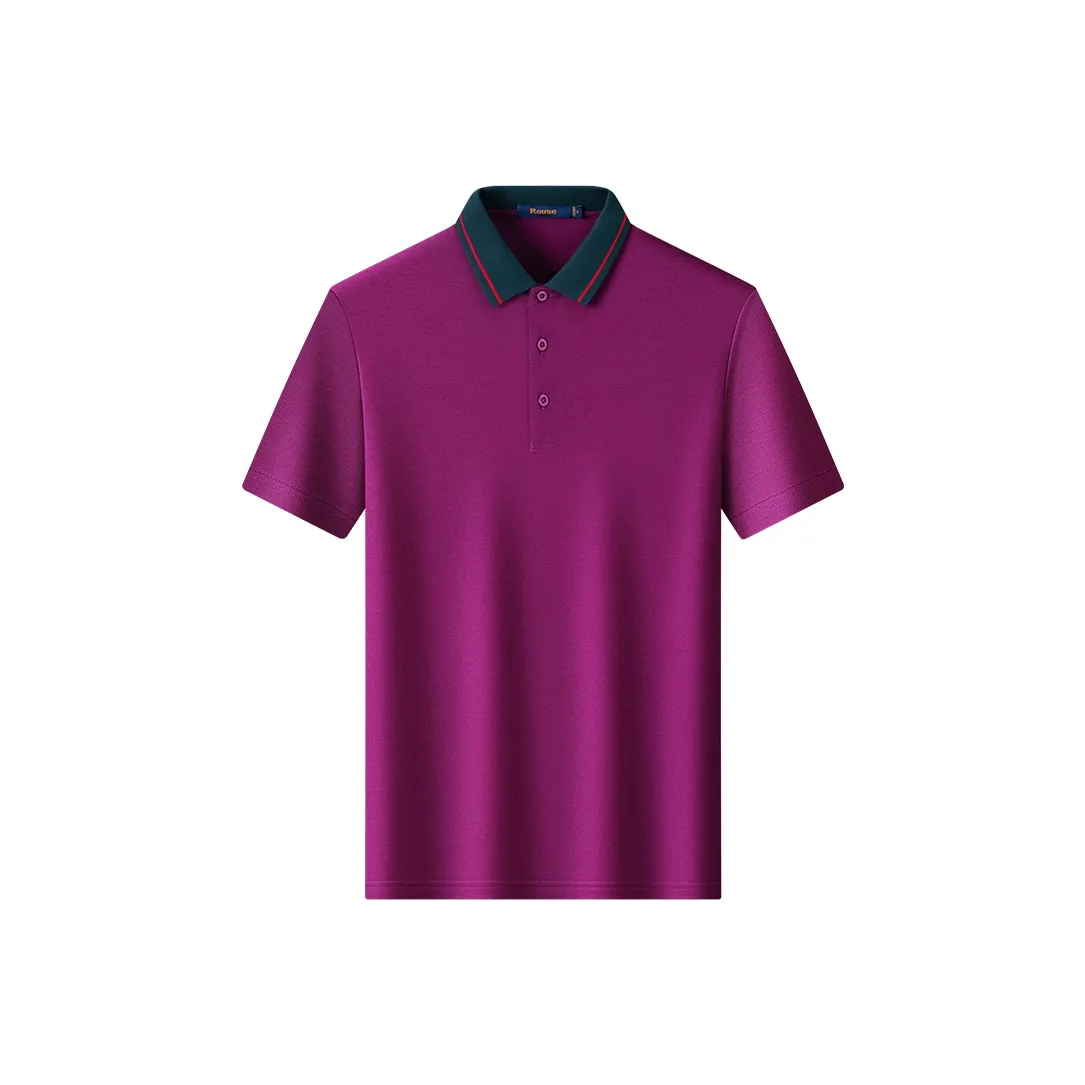 LUOZI Фуксия Мужская Поло