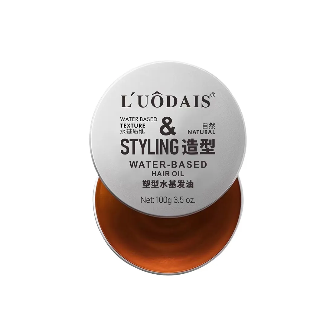 LUODAIS Формирование Big Спина Голова Мужской Вода Основанное Волосы Масло Стайлинг 100г