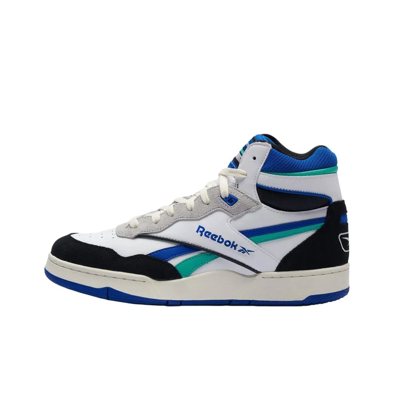 Reebok Bb 4000 Ii Mid White Black Unleashed Green