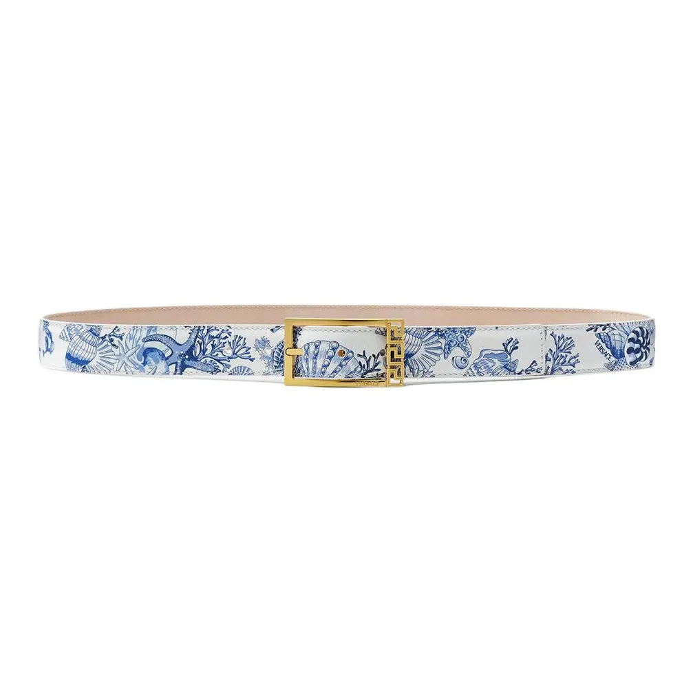 VERSACE Coral Theatre print Belt