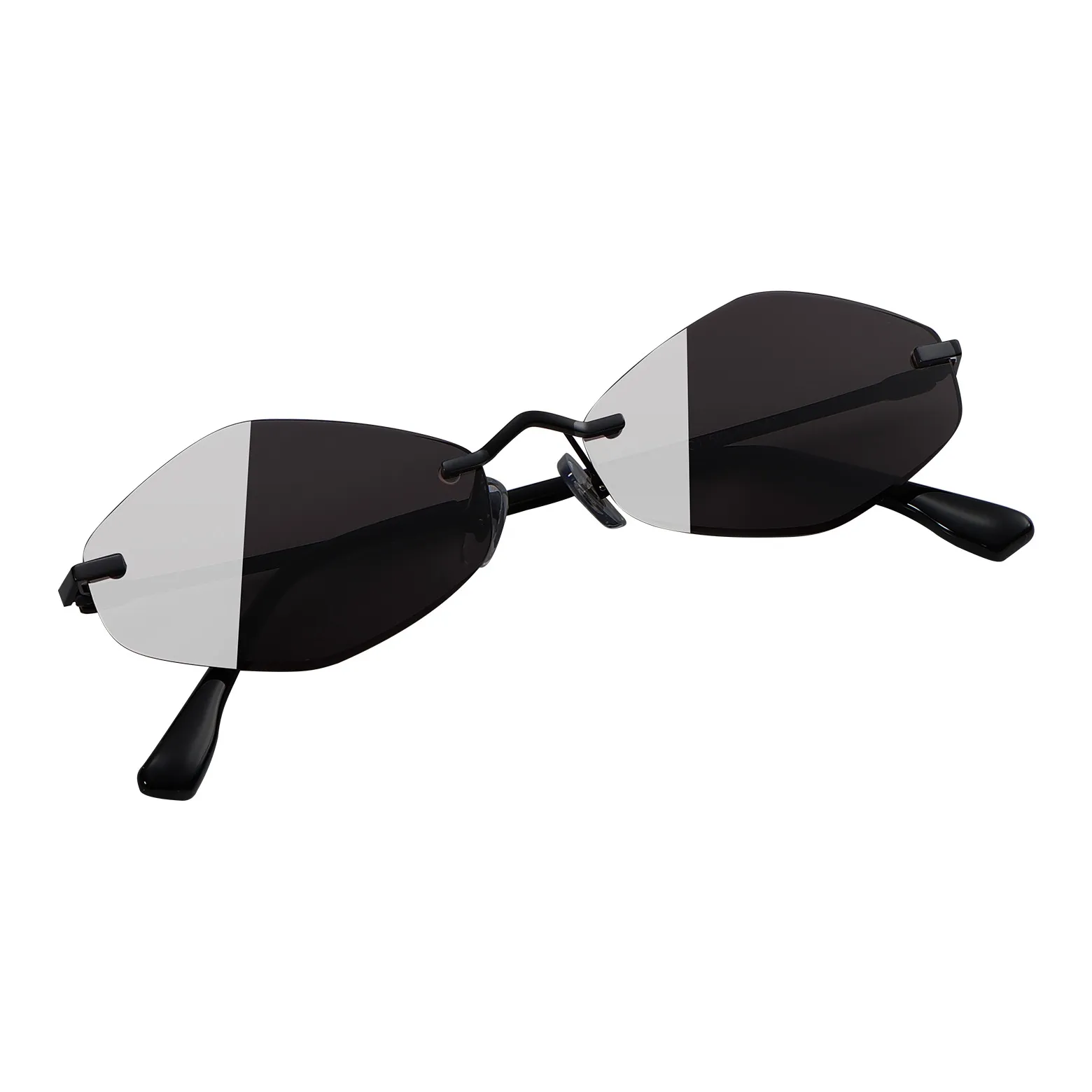 ETTE Сплав Пластина Нерегулярная форма Солнцезащитные очки Женские