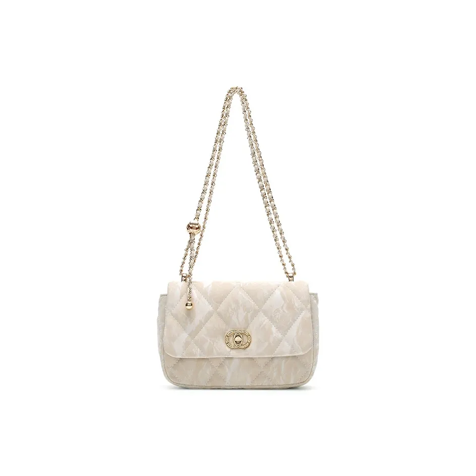 CORALDAISY Сумка через плечо из синтетической кожи сумка на плечо женская цвет Dew белый Монро черный