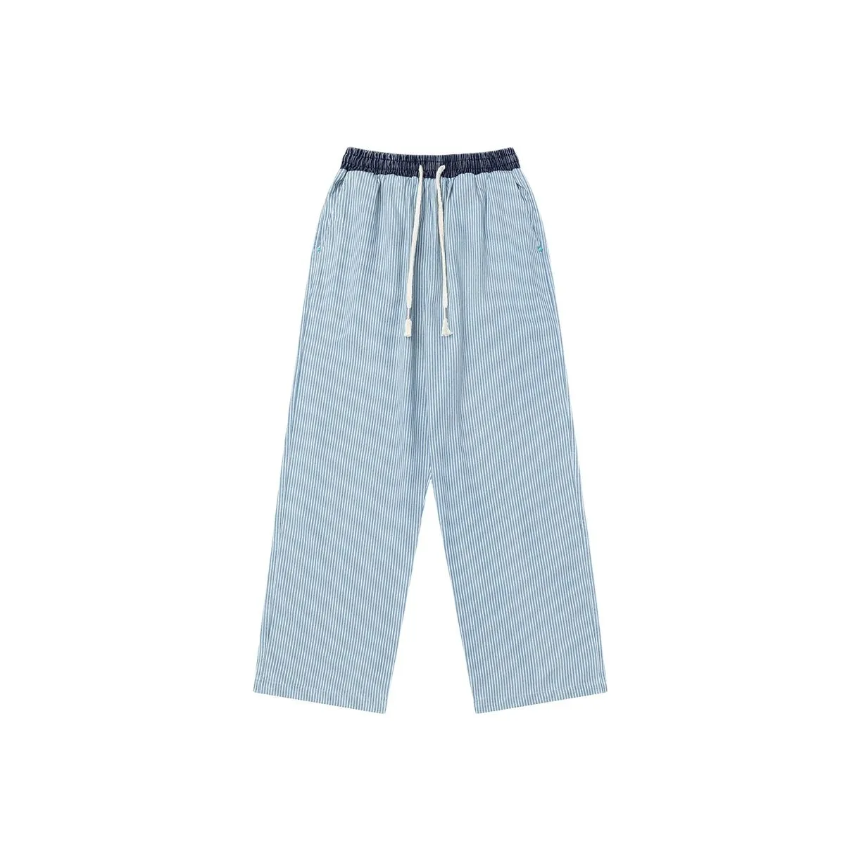 OVDY Сине-белые полоски Унисекс Повседневные брюки