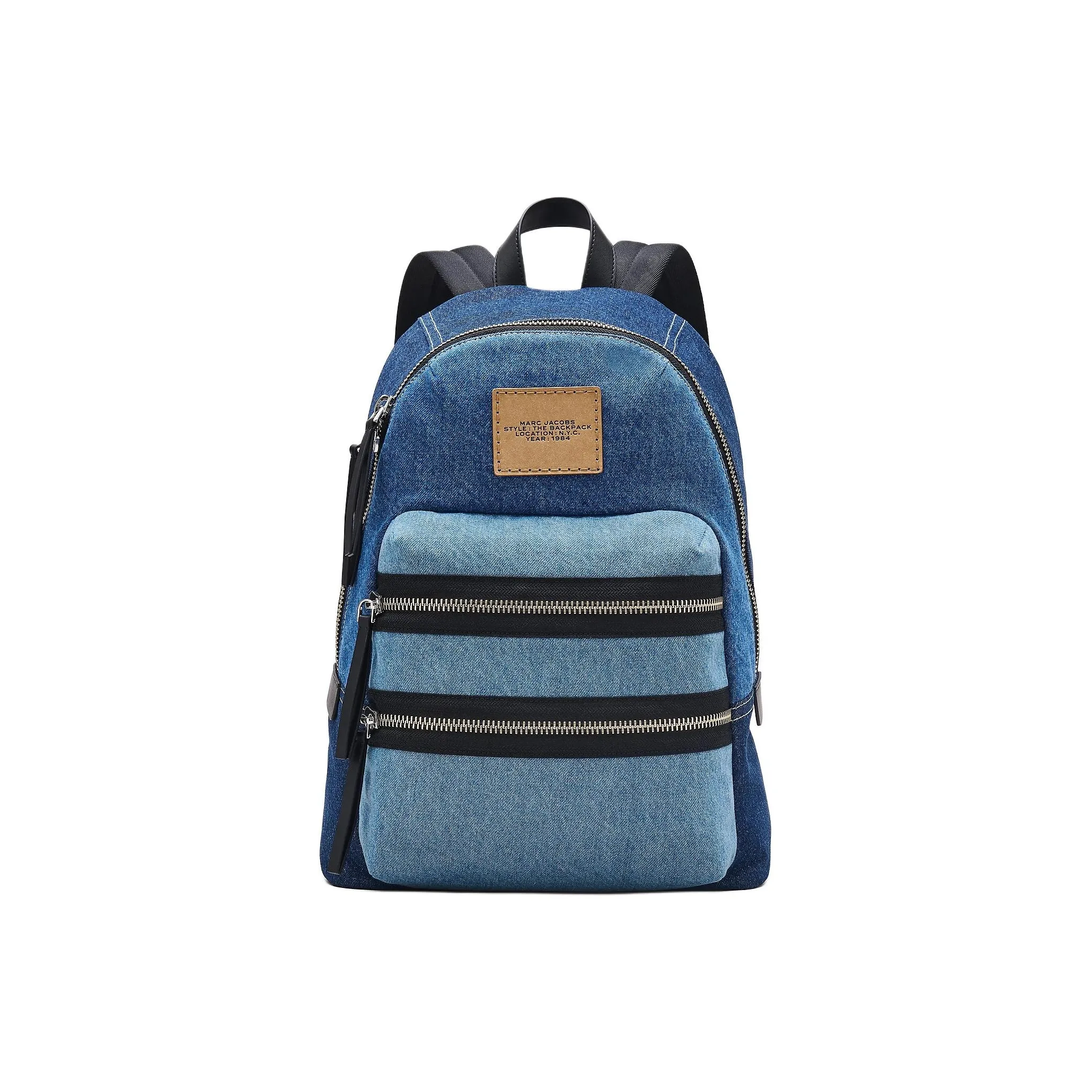MARC JACOBS Denim Backpack Large Unisex Blue MARC JACOBS Деним Рюкзак Большой Унисекс Синий