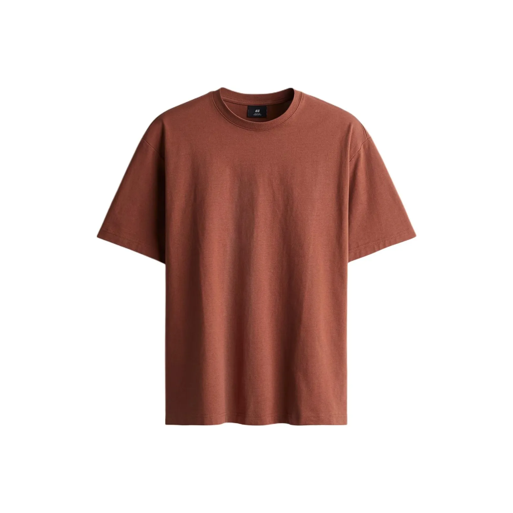 H&M T Shirts Men's Dark Orange
