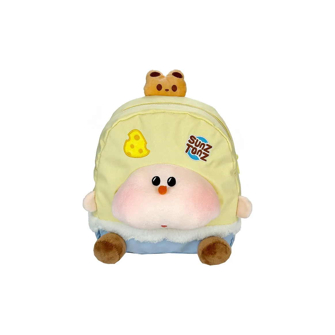 Kewuku Холст Рюкзак Унисекс Желтый