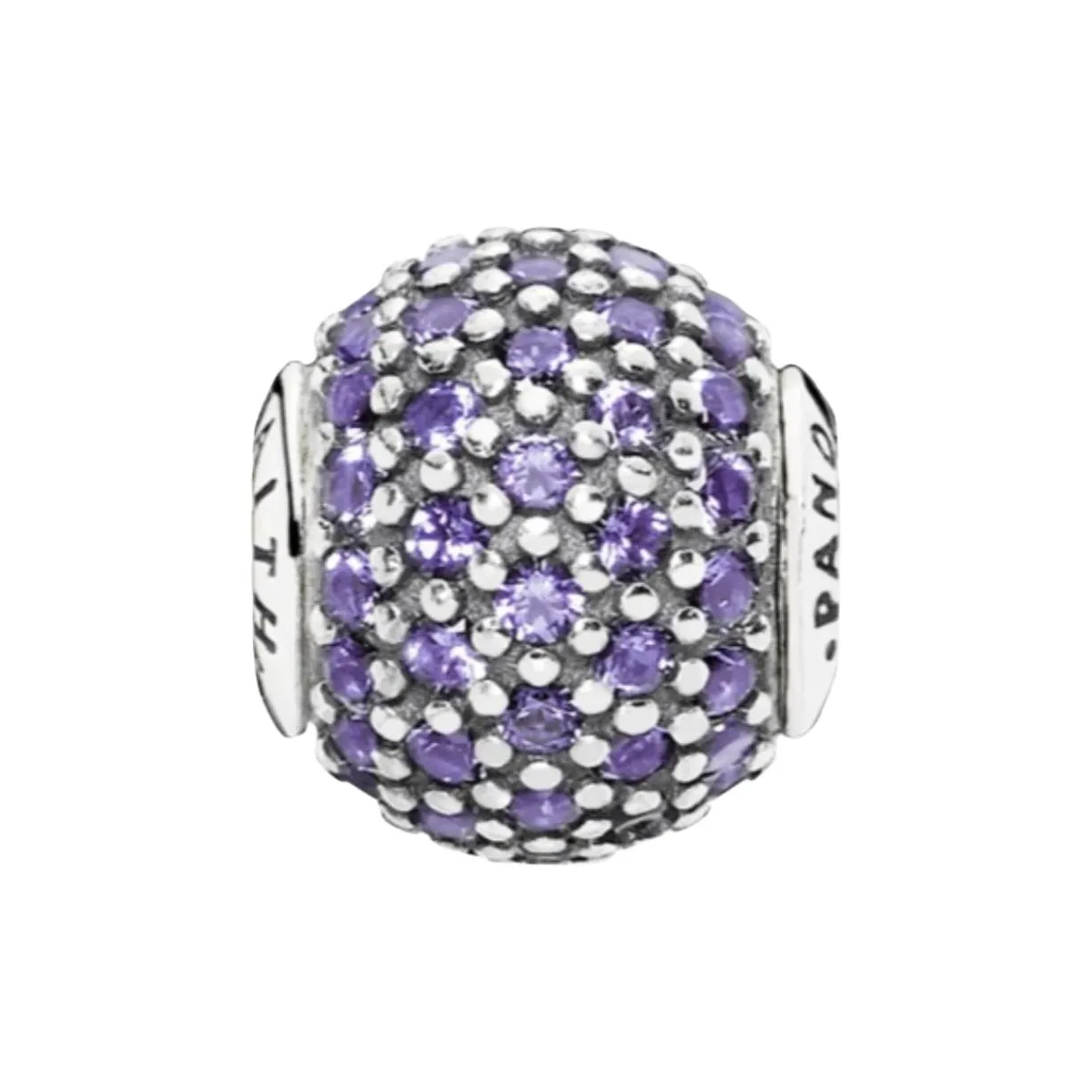 Pandora Циркон Ювелирные Аксессуары Унисекс Фиолетовый