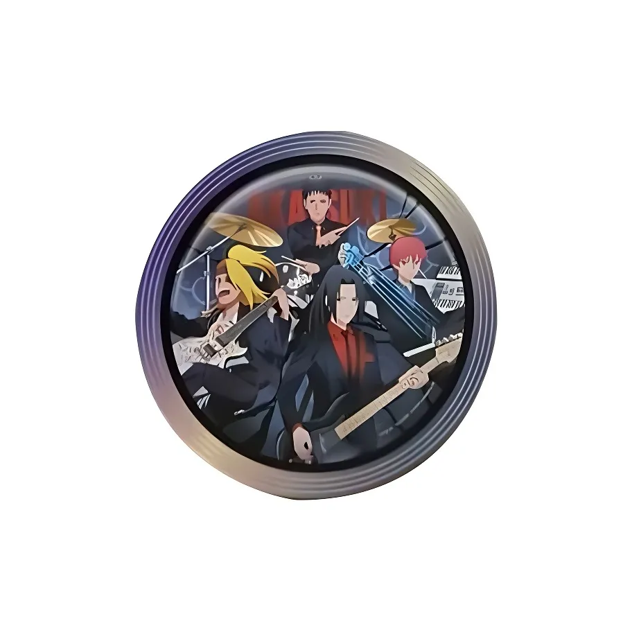 KAYOU Naruto/Gaara, Naruto/Shikamaru Nara Naruto Tinplate Badge The Live Collection Card Game