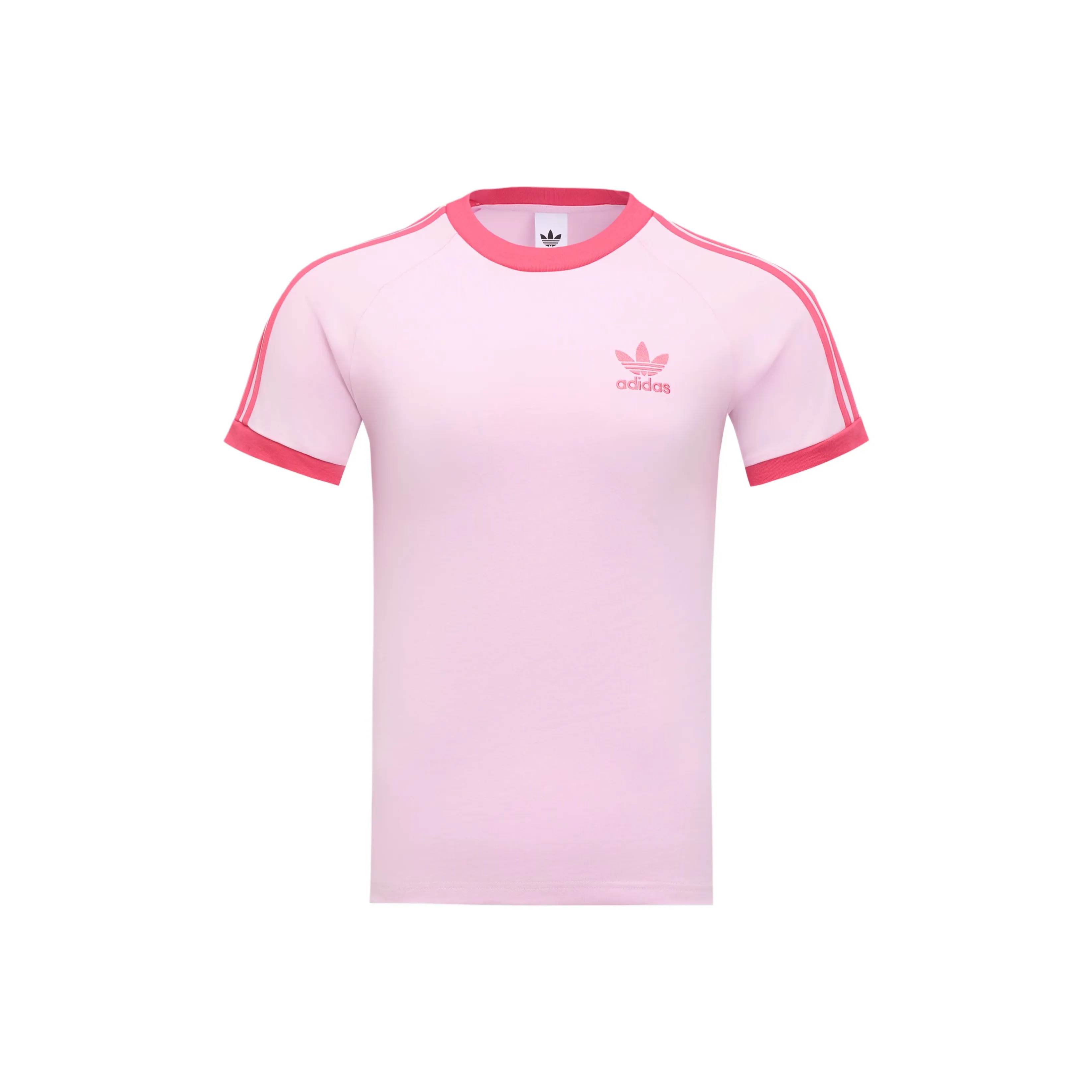 Adidas Originals SS25 Cali T Рубашка Мужская Прозрачная Пудра Натуральная Пудра