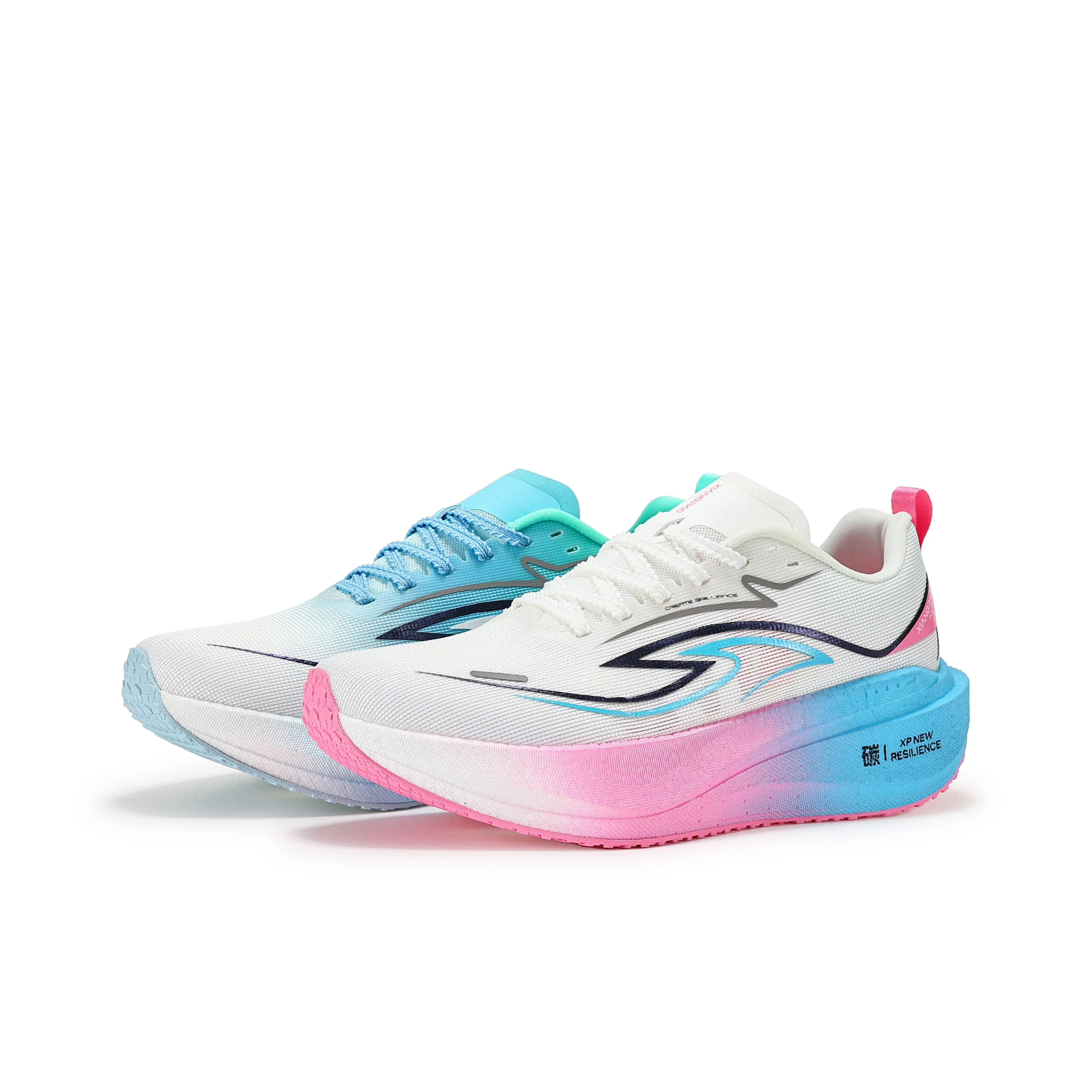 Xiangpao Беговые кроссовки Низкий верх Синий Белый Несовпадающие Унисекс