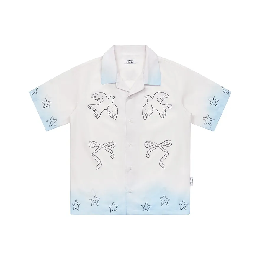 EMPTY REFERENCE Белая унисекс рубашка