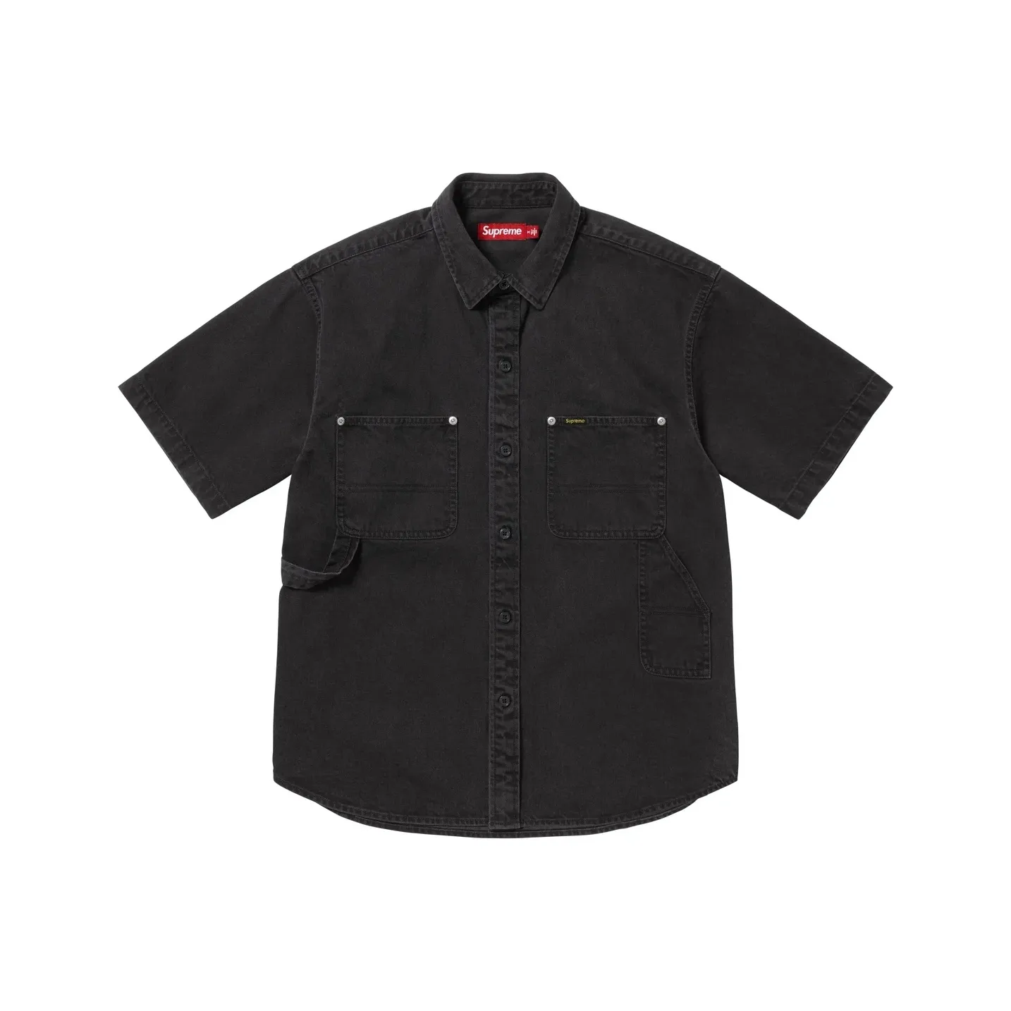 Supreme SS25 WEEK11 Loose Fit S S Denim Painter Shirt Unisex