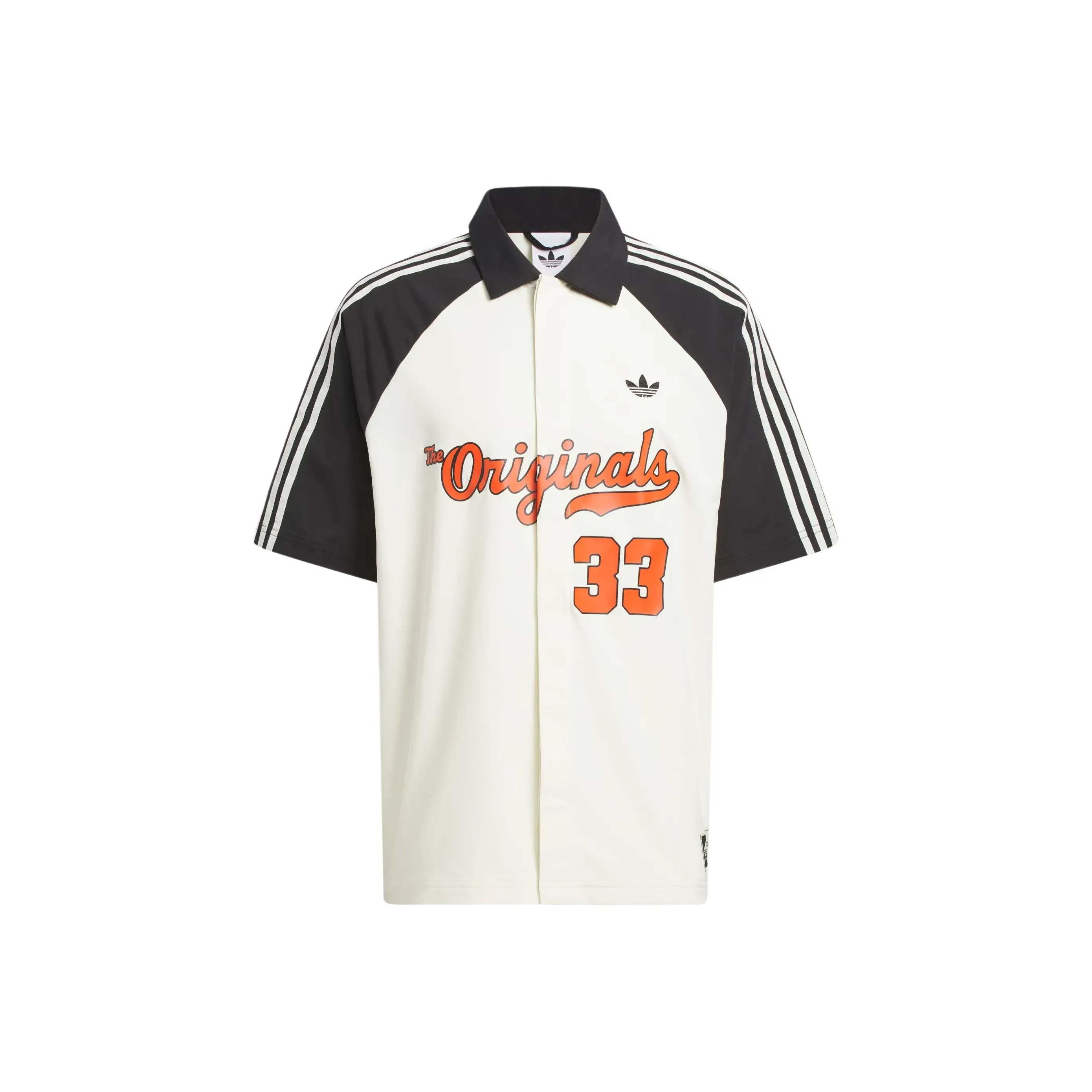 Adidas Originals Топ Зимний Shooter Длинный рукав Рубашка Унисекс Айвори Белый Черный Мягкий Красный