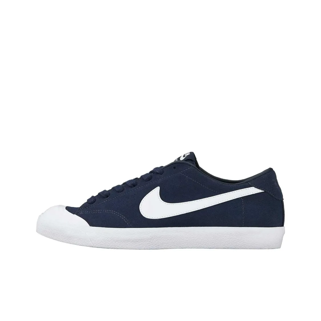 Nike Zoom All Court Low Top Skateboard Shoes Men's Blue