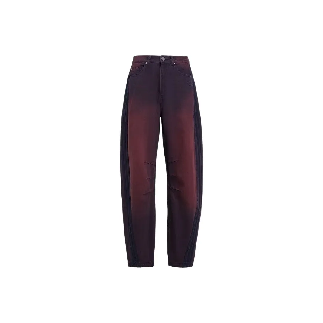 Adidas Originals ADILENIUMWASHED SS25 Джинсы Женские Темно-синий