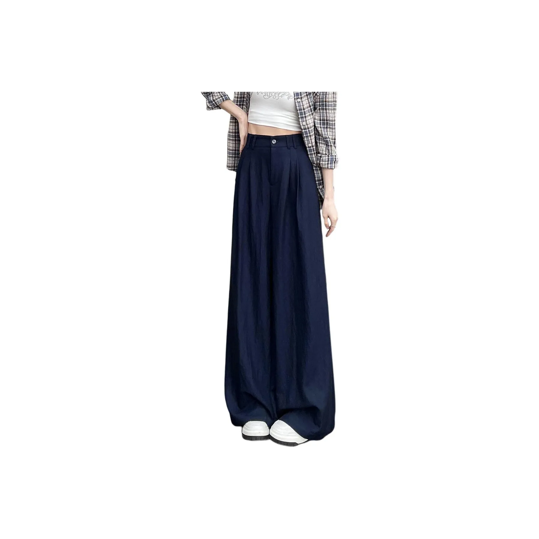 Weixi Casual Pants Women's Navy Blue