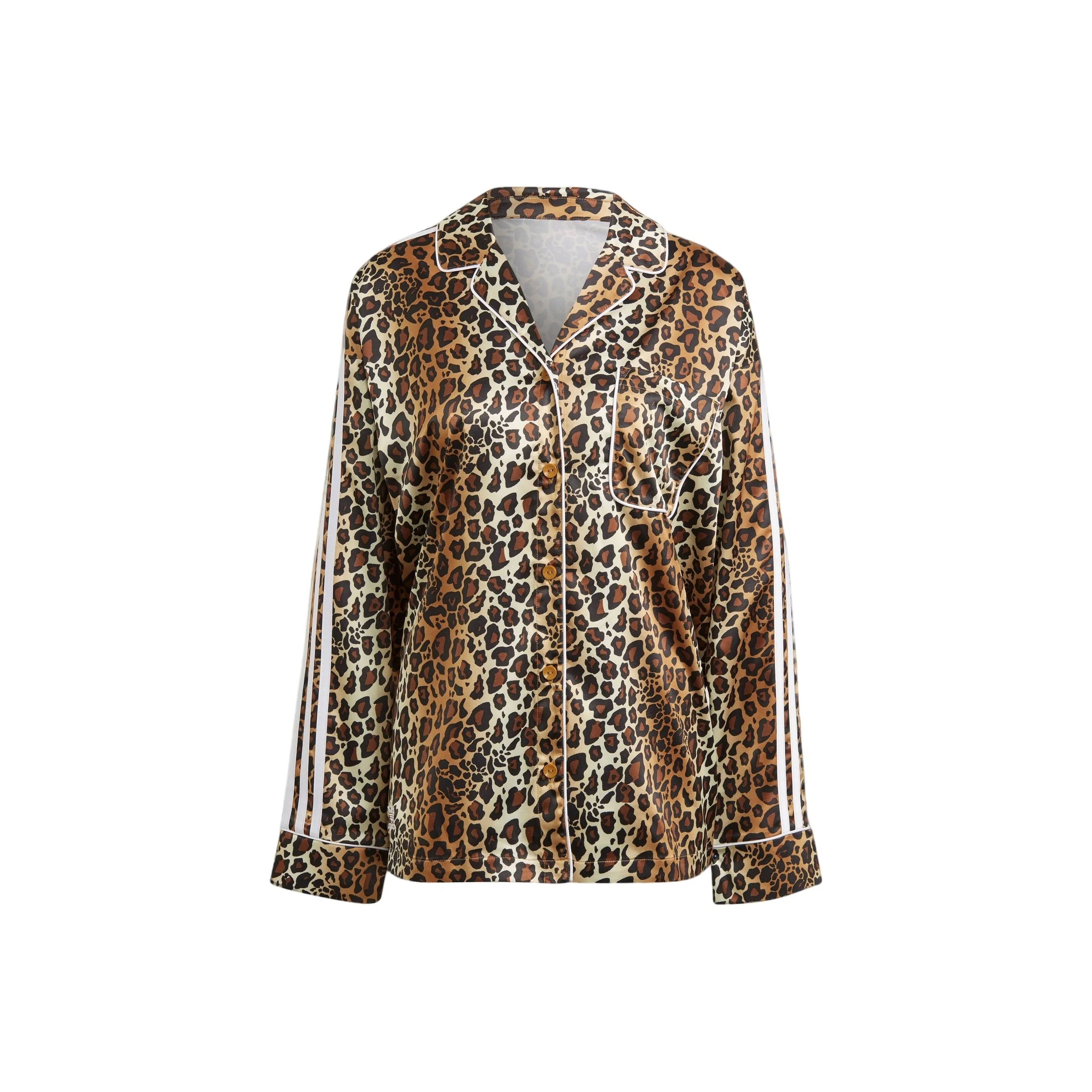 Adidas Originals Satin Shirt Women's Multicolor Пшенично-коричневый