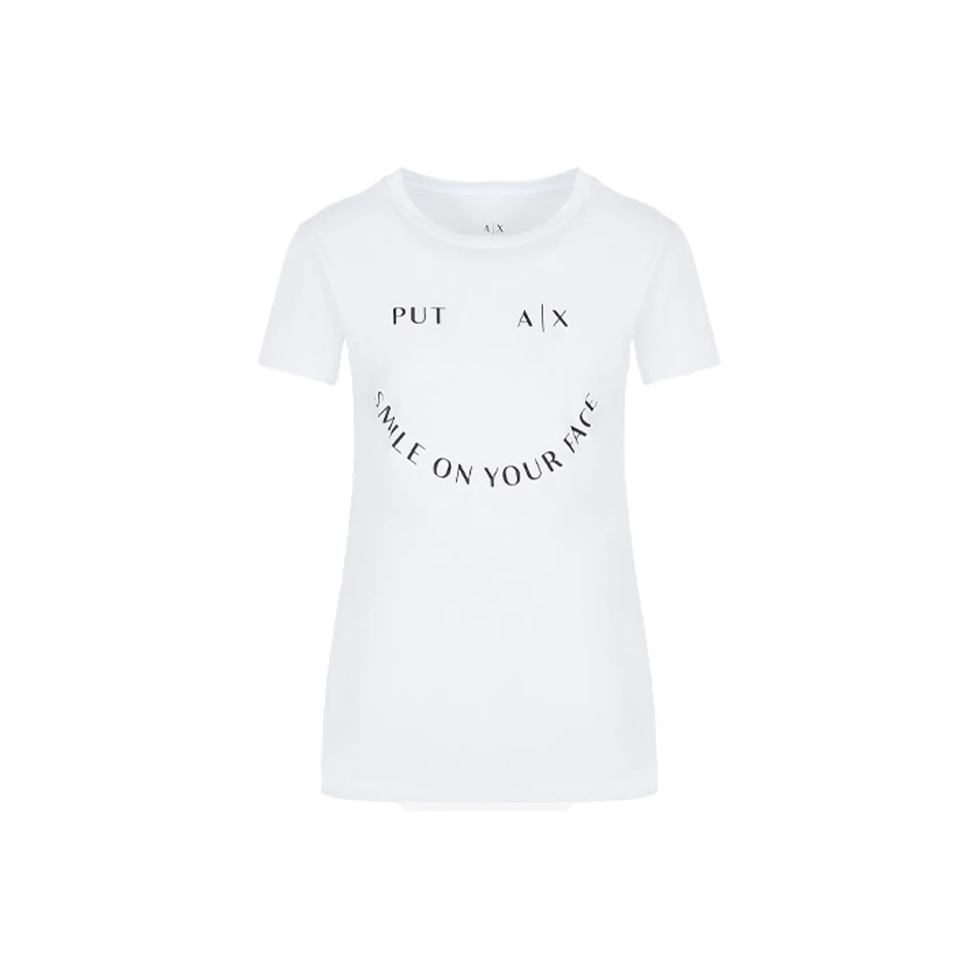 ARMANI EXCHANGEAE ARMANI EXCHANGE X SmileyWorld T Shirt Women's White