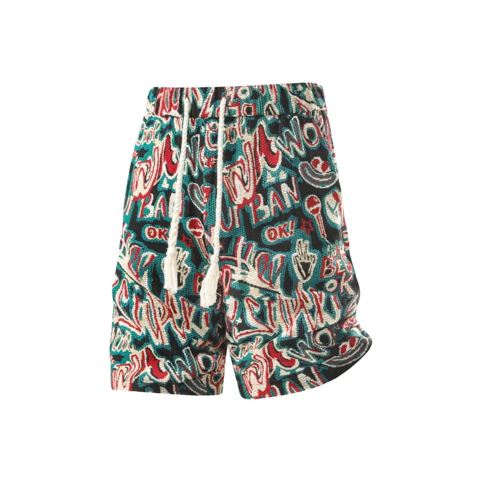 PEIMENG Зеленые Мужские Пляжные Шорты