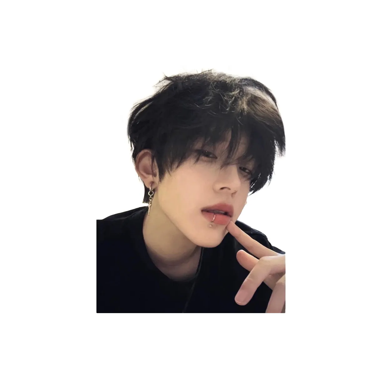 GLUNA Дифференциальный Парик с Раздробленным Крышкой Корейский стиль Handsome Повседневный Мужской Короткие Волосы