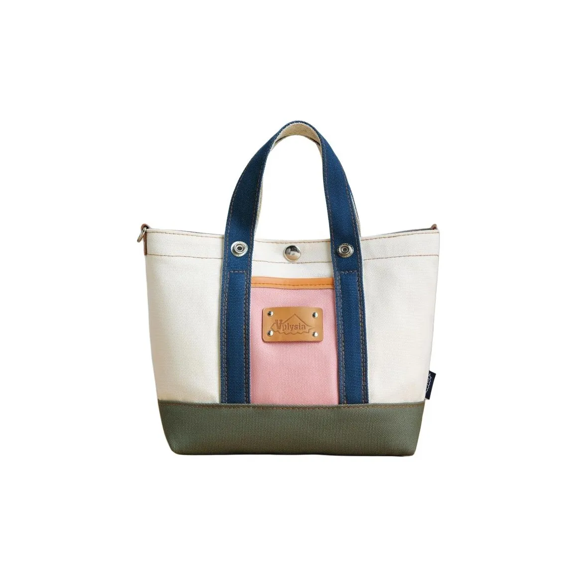 VPLYSIA Холст Одно Плечо Сумка Средний Женская Белый Синий Зеленый