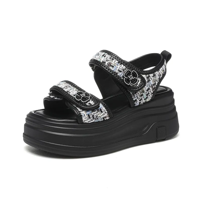 Golden Silk Rabbit Пляжные сандалии Женские