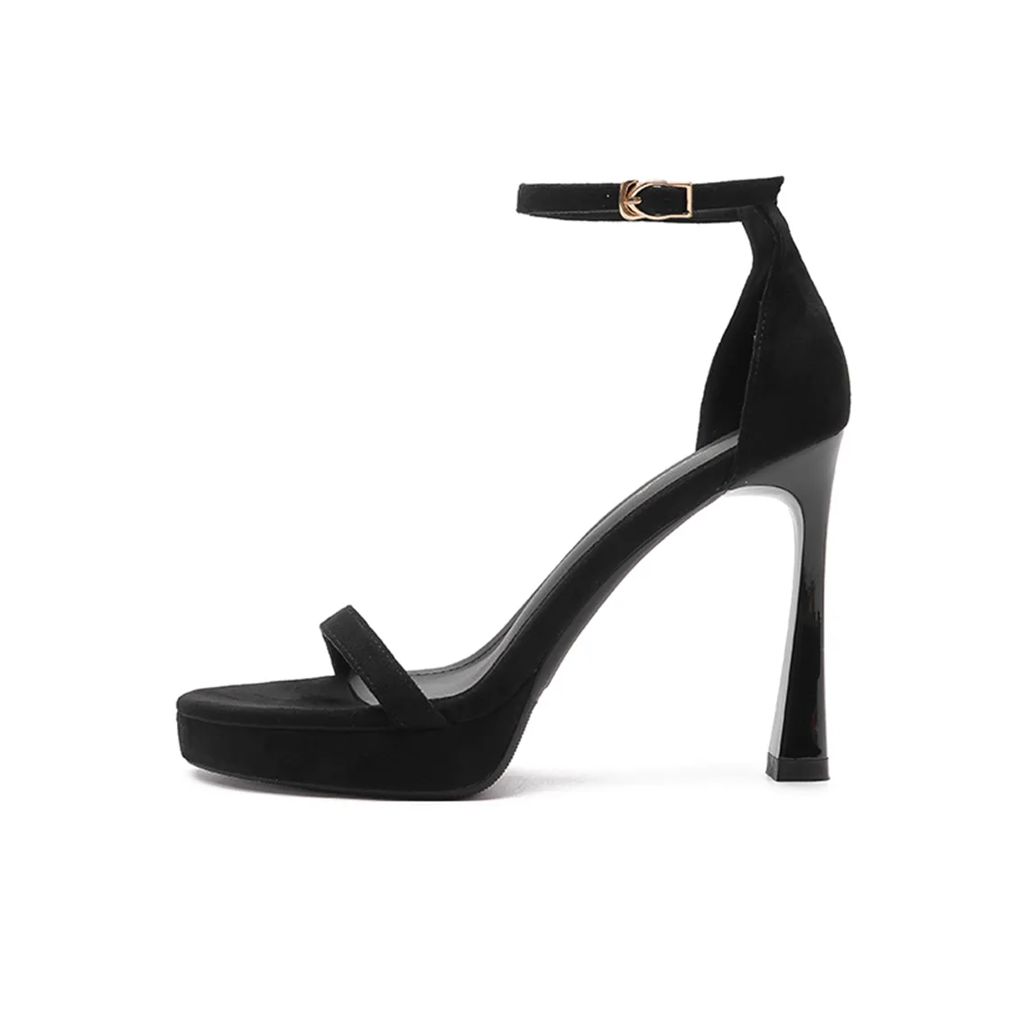 Lan Miao One Ремень Сандалии Женские Черный