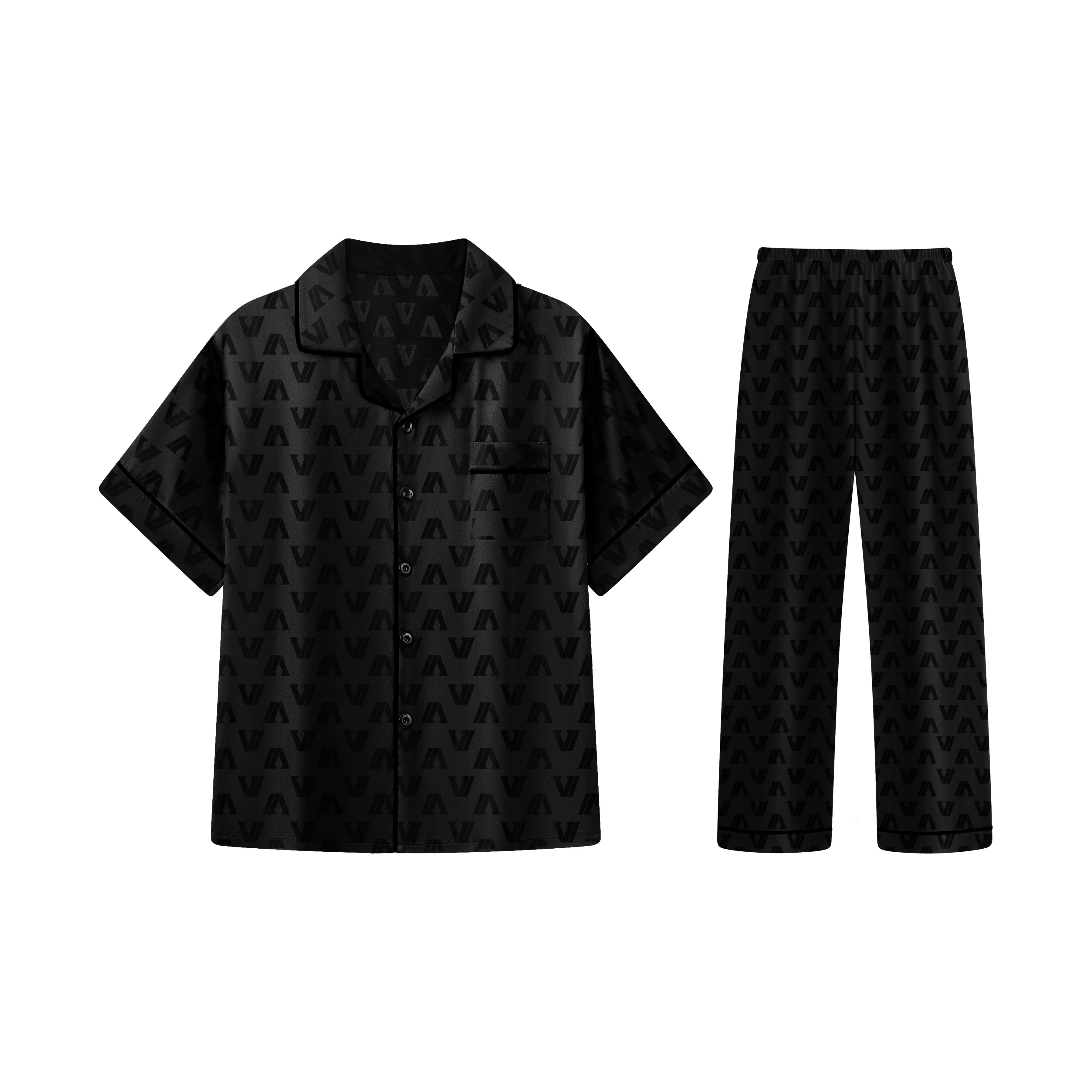 Qiao Ni Tong Пижамный комплект Мужской Ночной Небесный