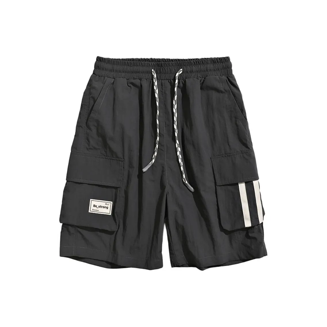 PEIMENG Серые Мужские Карго Шорты