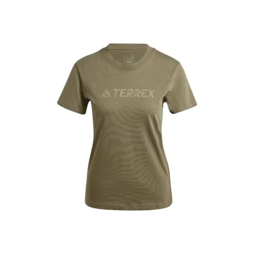 Adidas TERREX Оливковые Женские Футболки
