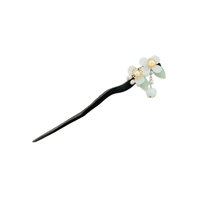 Pink Empress Wood Шпильки для волос Женские