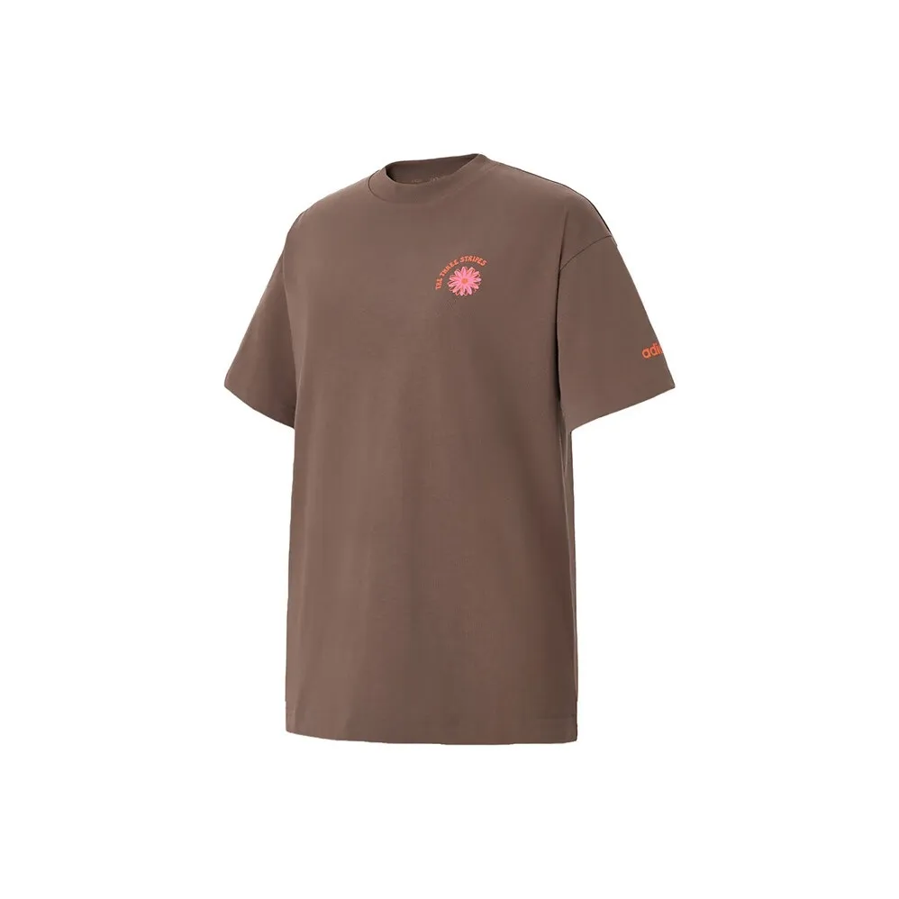 Adidas SS25 Regular T Shirt Women's Stratum Dark Earthy Brown