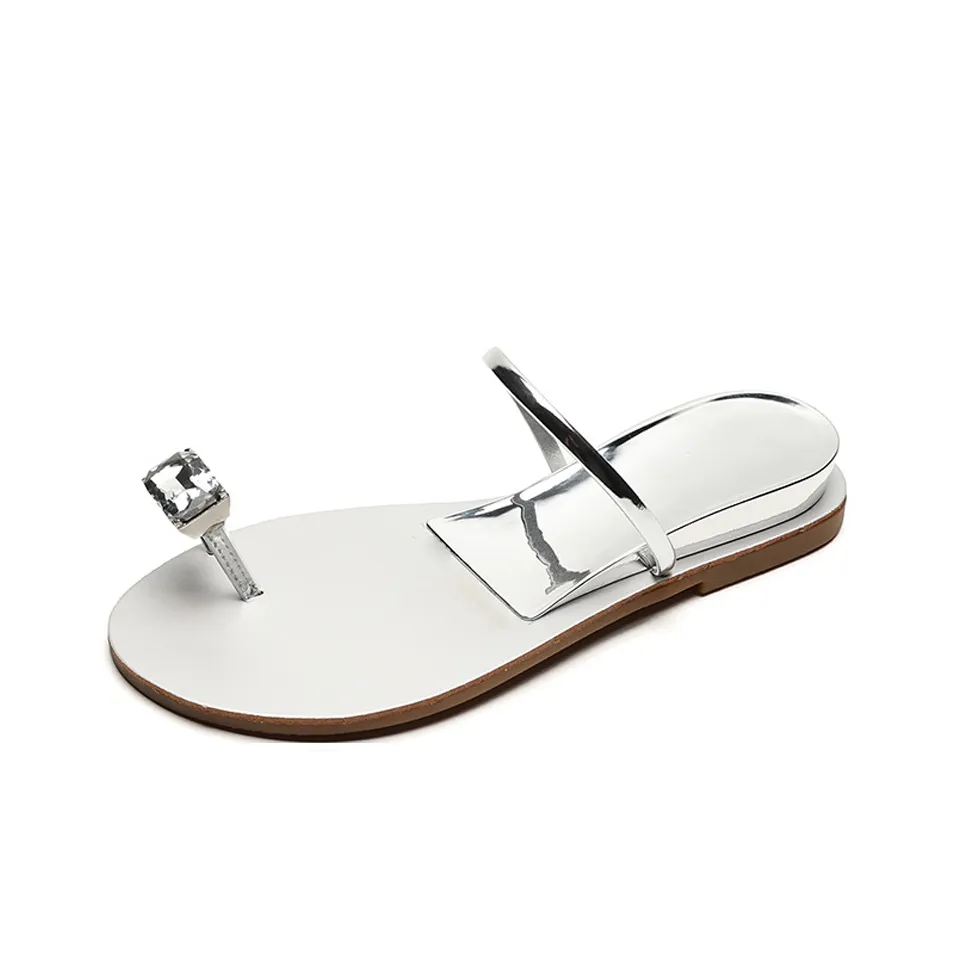 MADALLO Резиновая подошва шов стразы противоскользящие слипоны женские