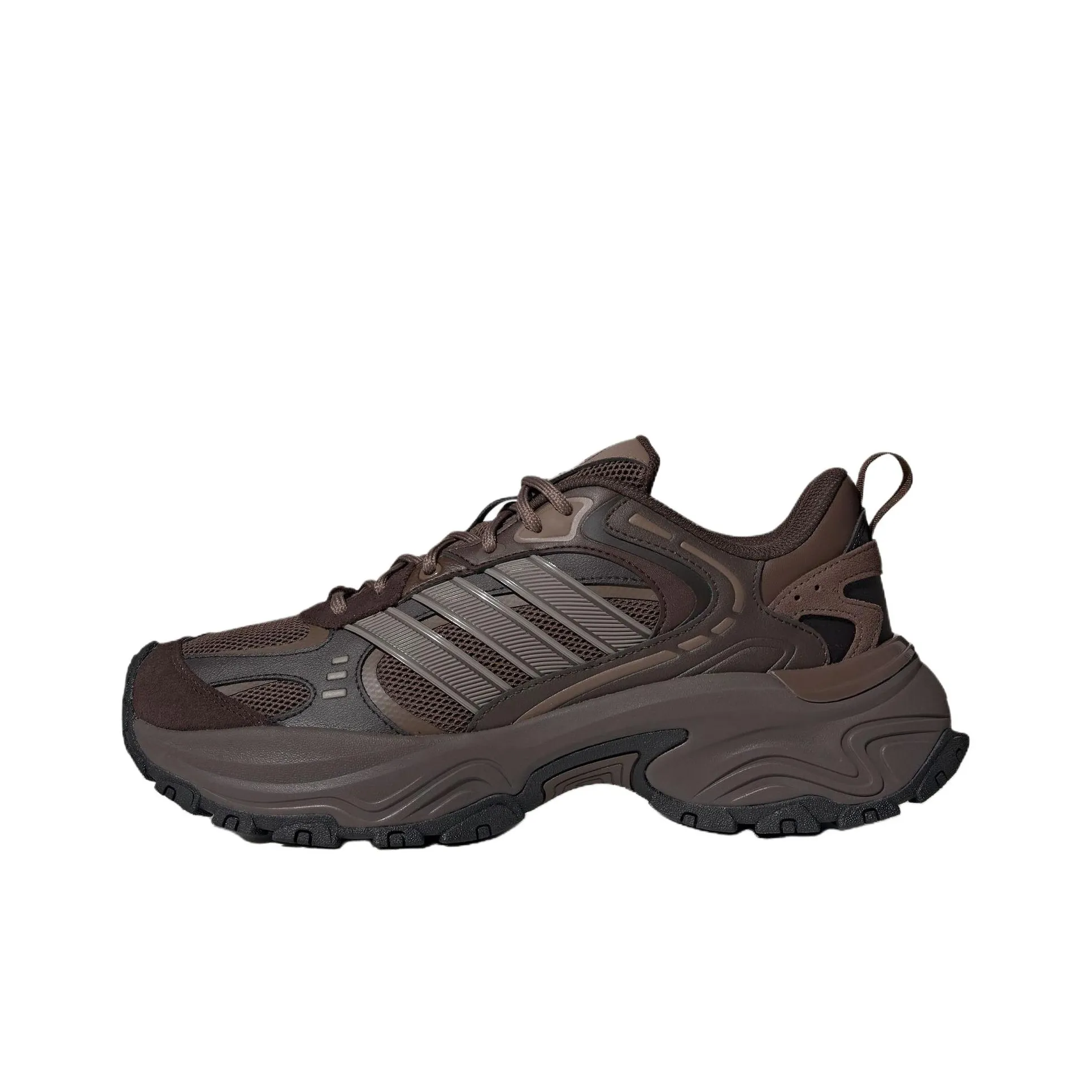 Adidas SHADOW FEVER Anti Slip Wear Resistant Low Top Chunky Sneakers Unisex Brown