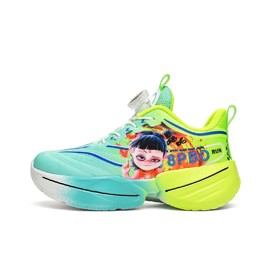 Wooden Rabbit Карбоновая плита Противоскользящий Отскок Дышащий Легкий Амортизация Детские беговые кроссовки Подростки