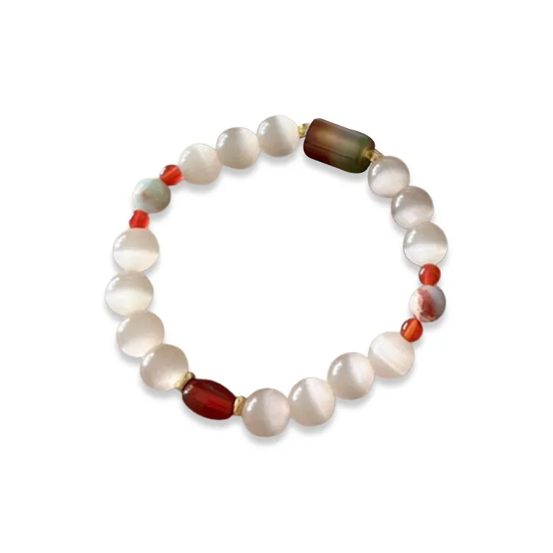 LuluCanaan Стекло Кошачий глаз Браслеты Женские