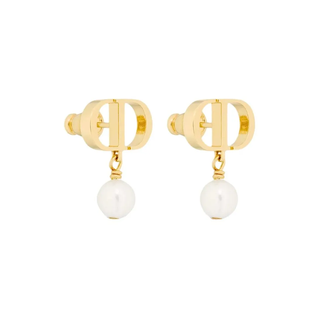 DIOR Metal Earrings Women's Gold
