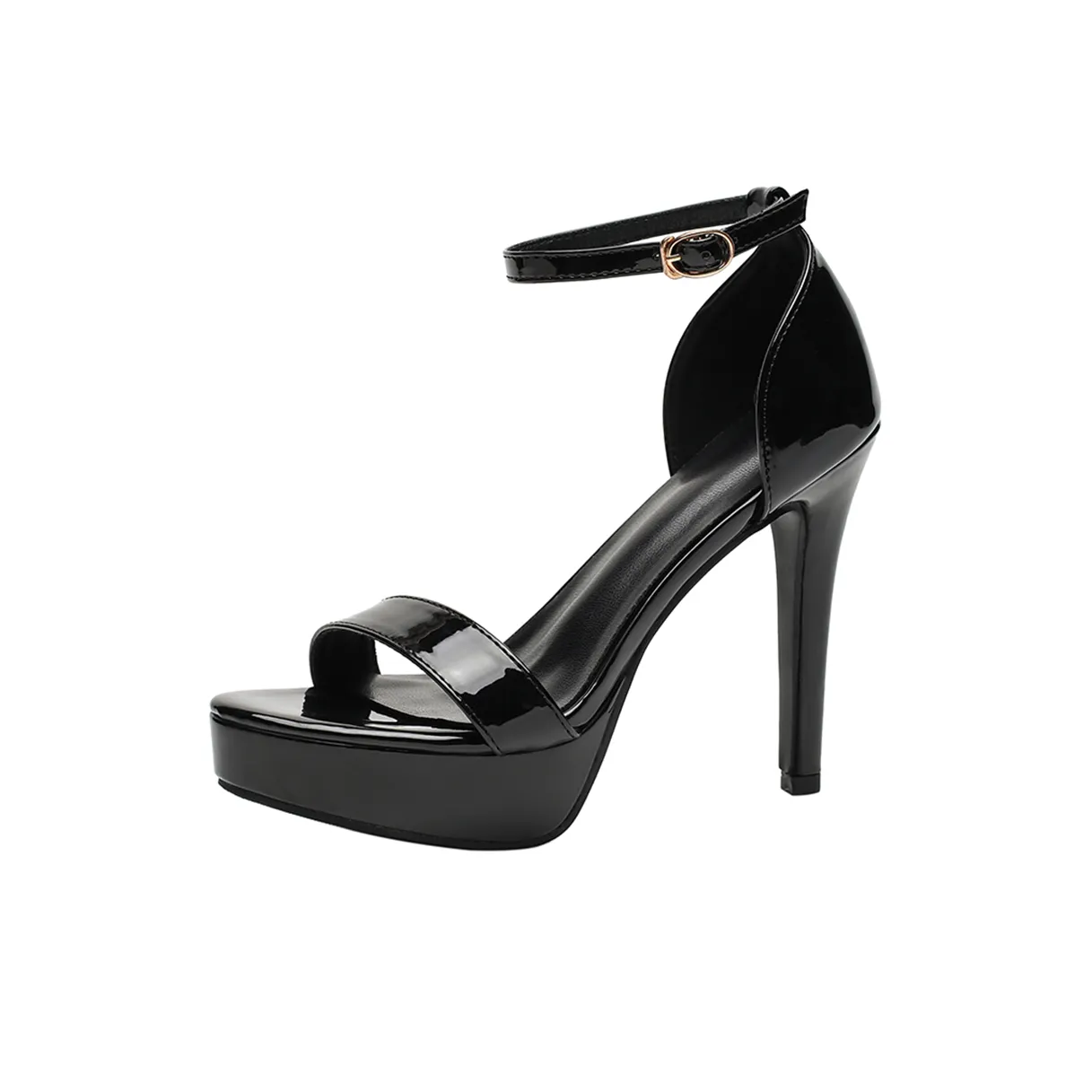 Lan Miao One Ремень Сандалии Женские Черный