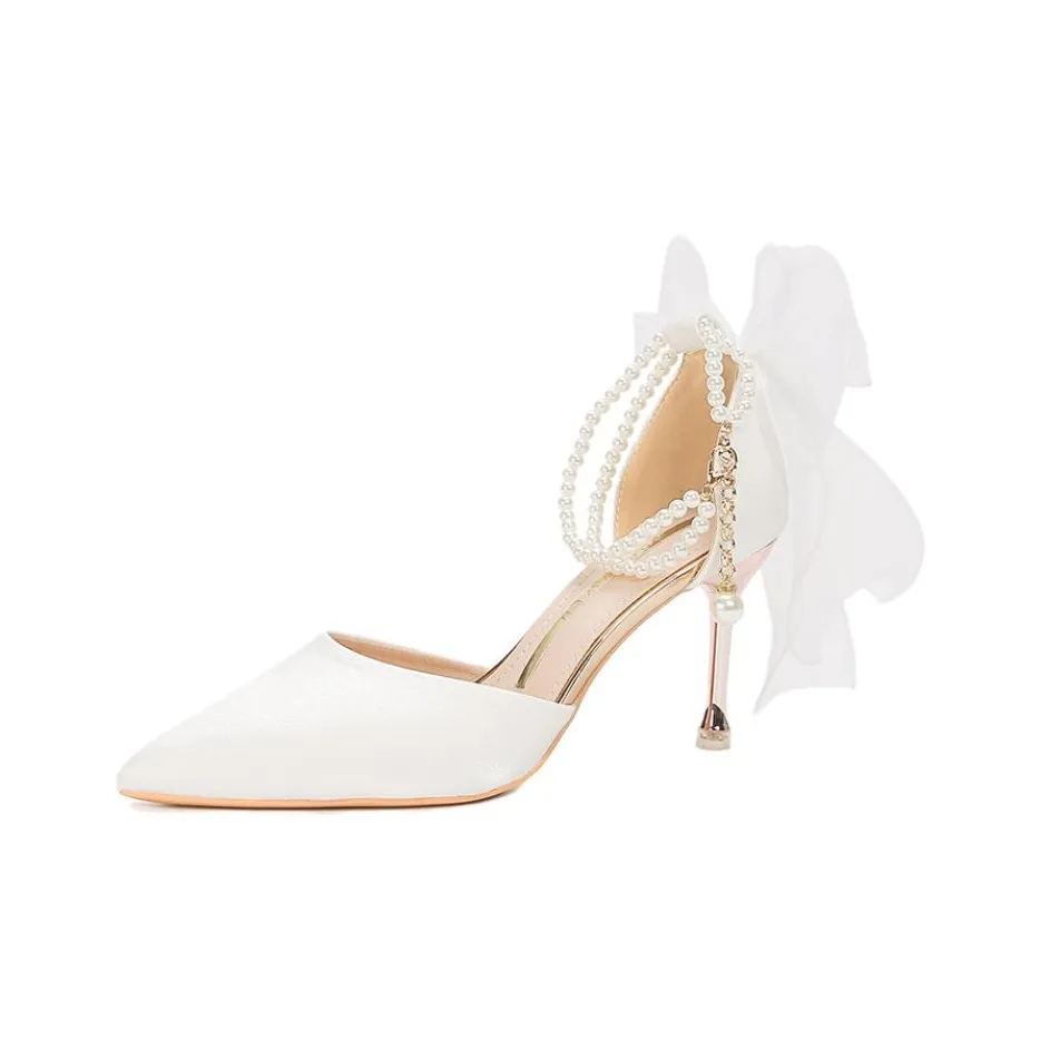 Lanza Узкий каблук Высокие каблуки Женские Белые
