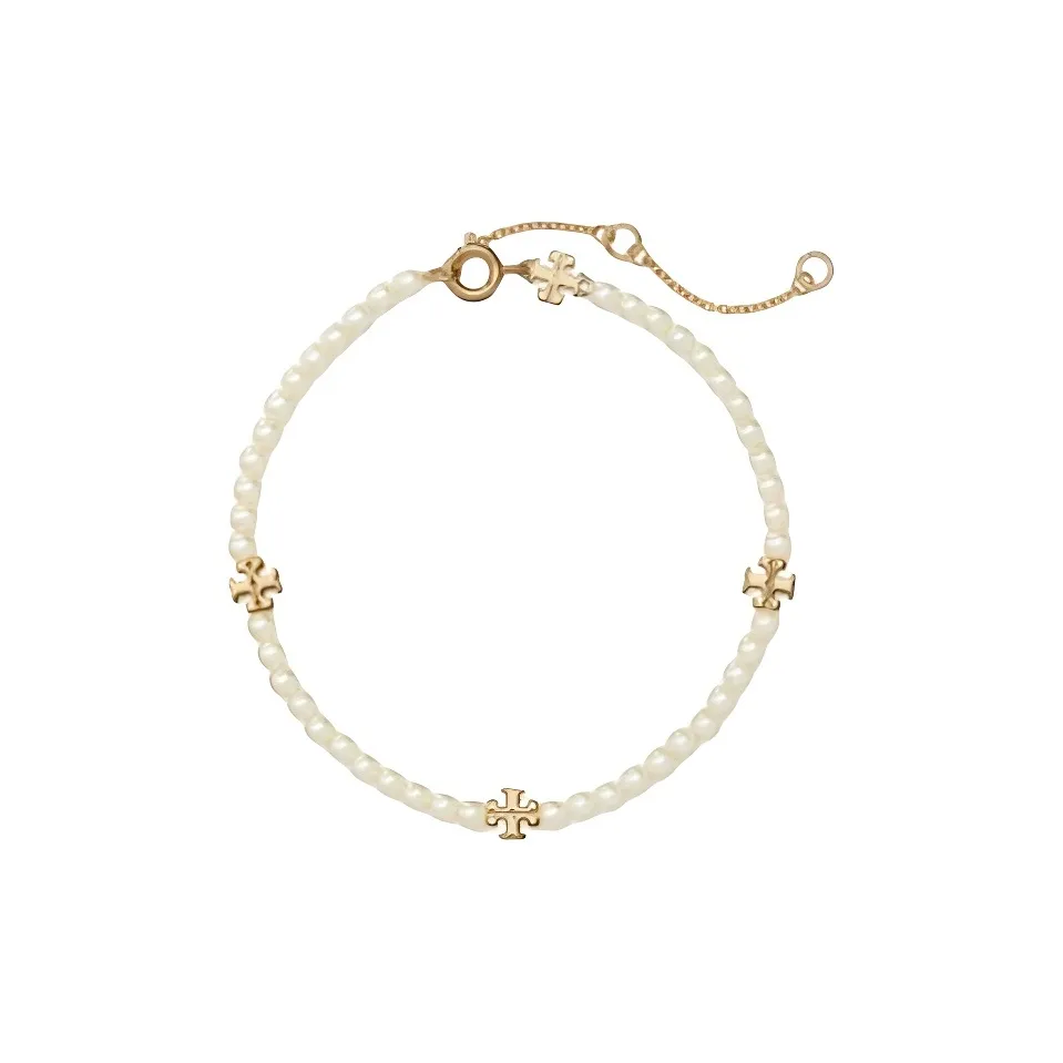 TORY BURCH Brass Bracelets Унисекс Gold