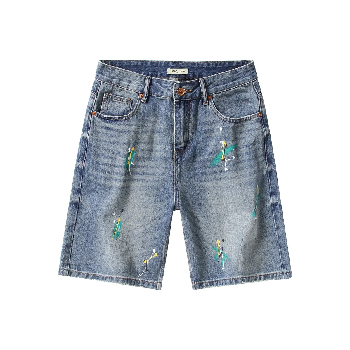 JEEP P75DMWNE84 Синие Унисекс Джинсовые шорты