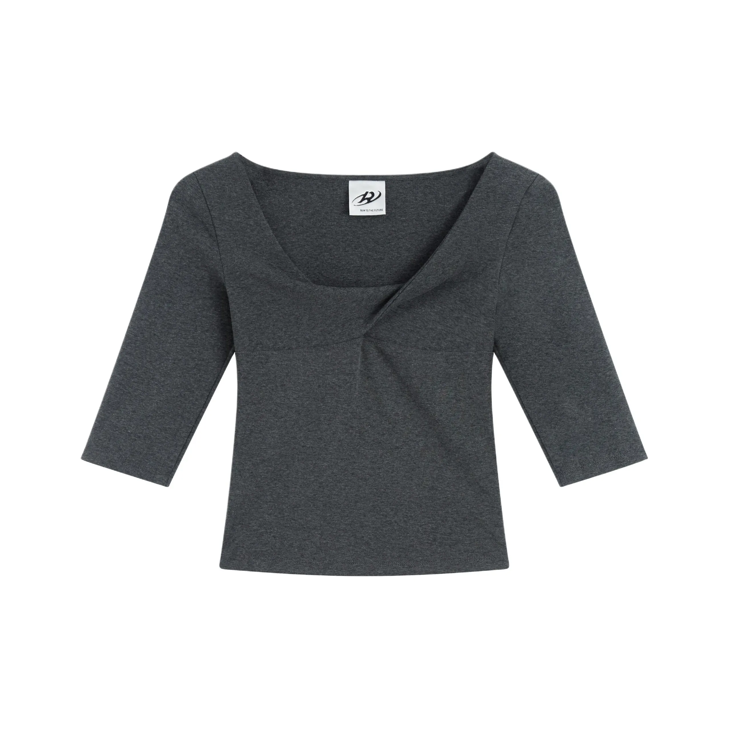 RUNTOTHEFUTURE Серые Женские Футболки