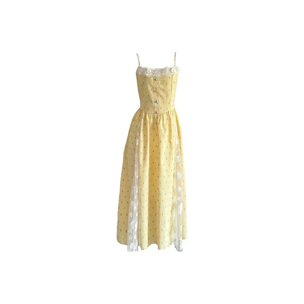 Flowers In Water Slip Dress Women's