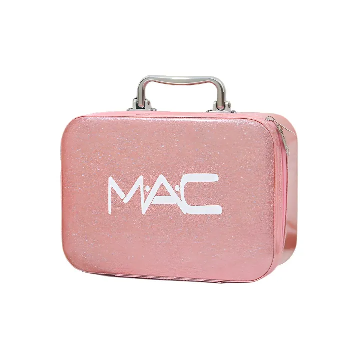 TLIT Большая емкость переносной кейс для макияжа ярко-розовый буква косметичка водонепроницаемый мешок для макияжа из ПУ-кожи коробка