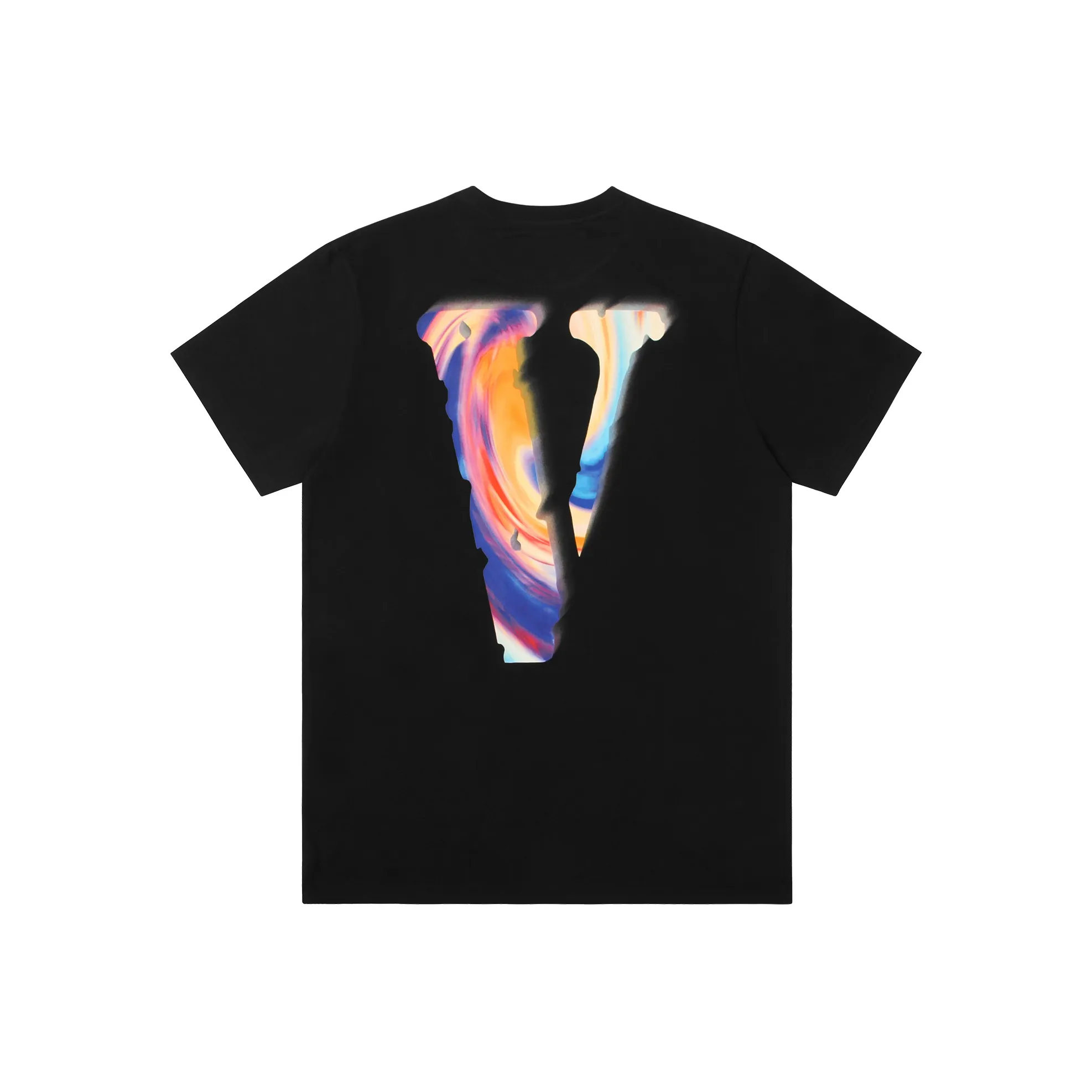 VLONE SS25 Черный многоцветный унисекс футболка