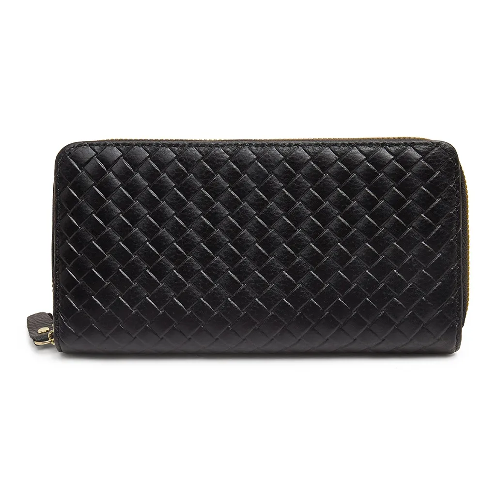 Old Man's Head Лицевая коровья кожа Кошелек Стандартный Мужской Черный