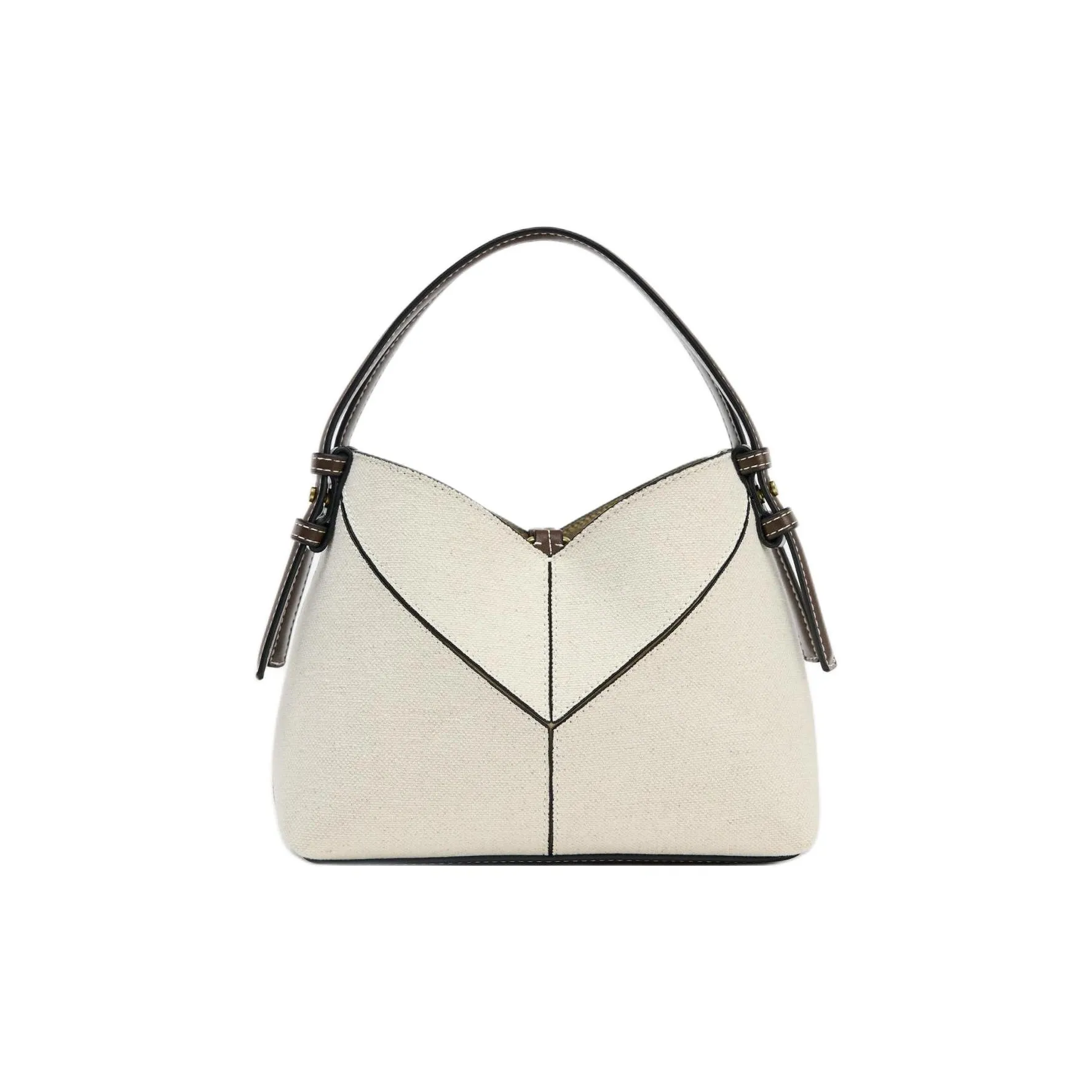 ZARA Хлопок Тоут Сумка Сумка для покупок Сумка через плечо Сумка мини Women's White