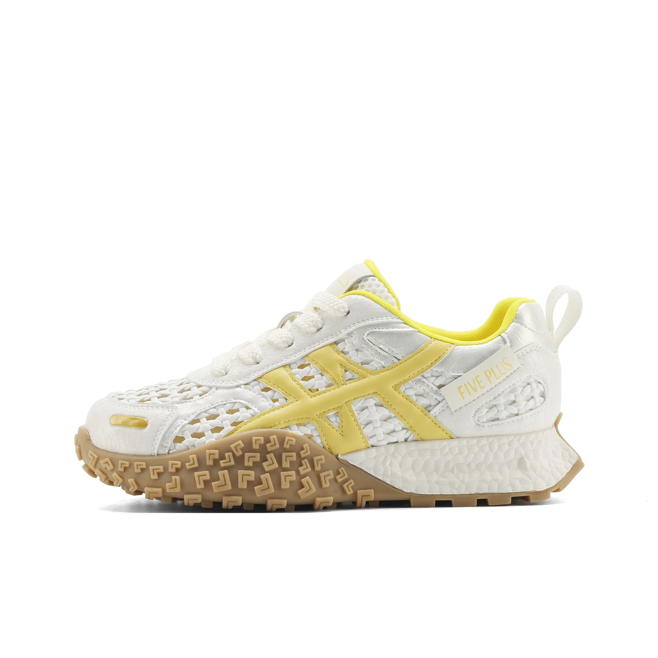 FIVE PLUS Slip-resistant Abrasion-resistant Low Top Casual Women's FIVE PLUS Противоскользящий Устойчивый к истиранию Низкий Топ Повседневный Женский